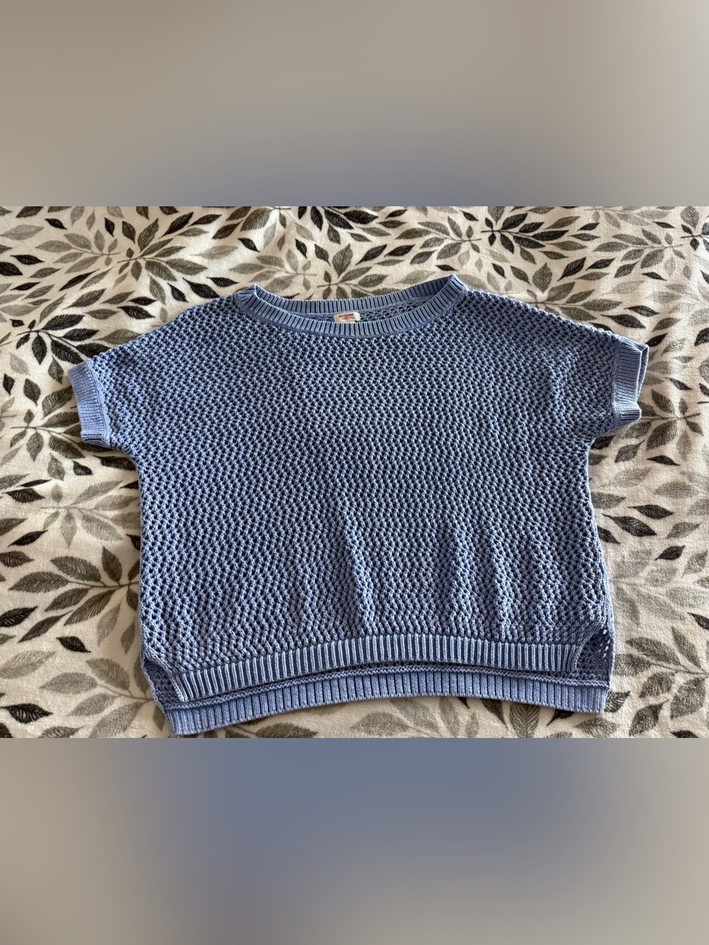 Mossimo Supply Co. Textured Light Blue Knit Pullover